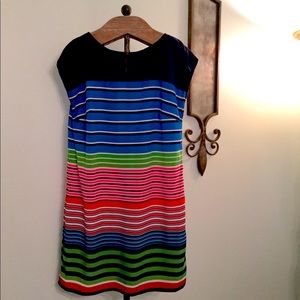 Beautiful colorful striped dress